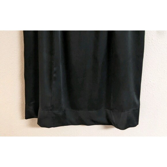 A Common Thread Black Silk Short Elastic Waist Skirt 8 - Picture 6 of 10